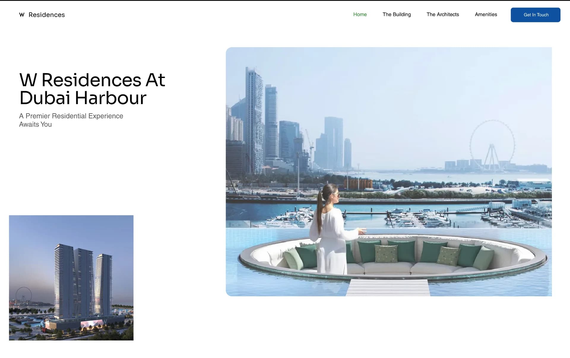 W Residences Dubai website preview
